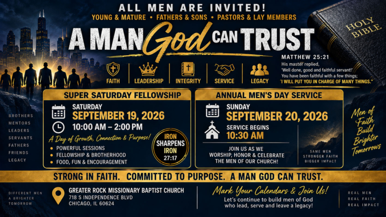 Mens FellowShip & Service: 2 Day Event
